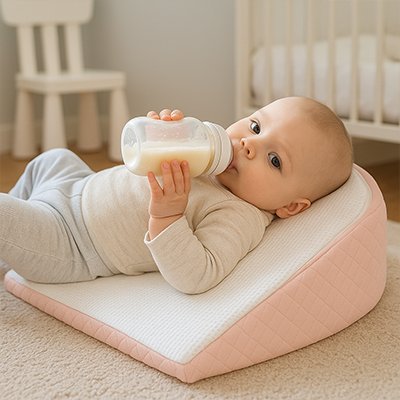 Plan incliné pour bébé | Anti - reflux Premium - Mon Bébé Saphir