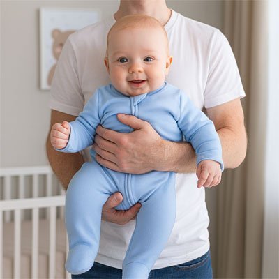 Pyjama bébé | Coton Bio Douceur - Mon Bébé Saphir