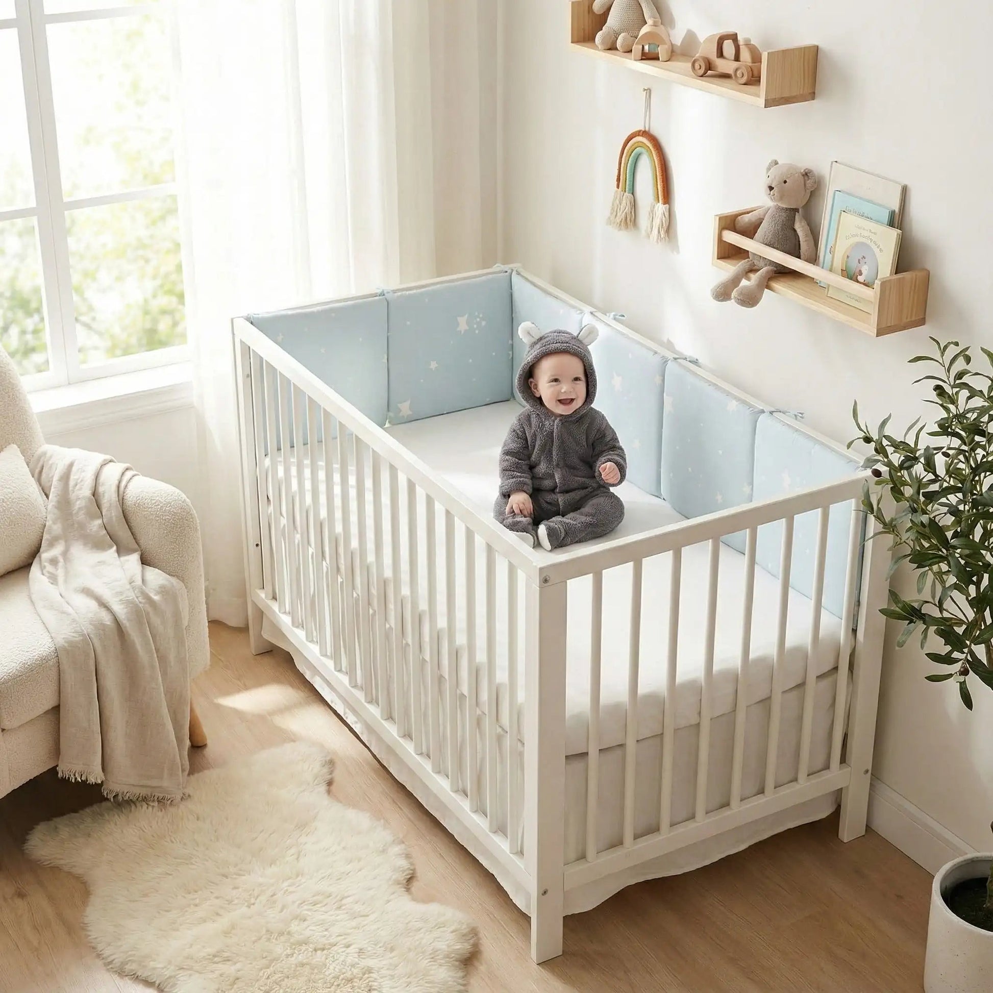 Tour de lit bébé | Cocon Respirant - Mon Bébé Saphir