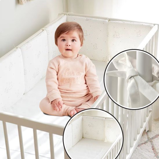 Tour de lit bébé | Nuits Paisibles - Mon Bébé Saphir